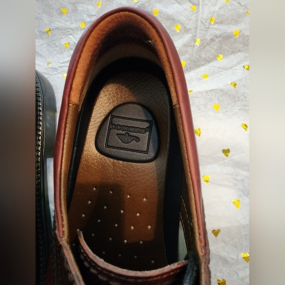 Dockers Gordon Cordovan Burgundy Cap Toe Oxford 9.5W - Picture 3 of 14
